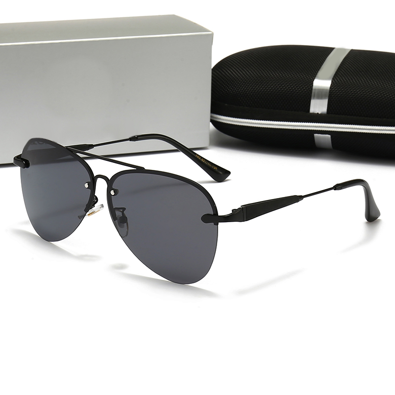 

high quality Fashion designer driving sunglasses men women anti-UV polarized lenses travel beach vintage brand luxury sun glass Top hardware metal frame eyewear