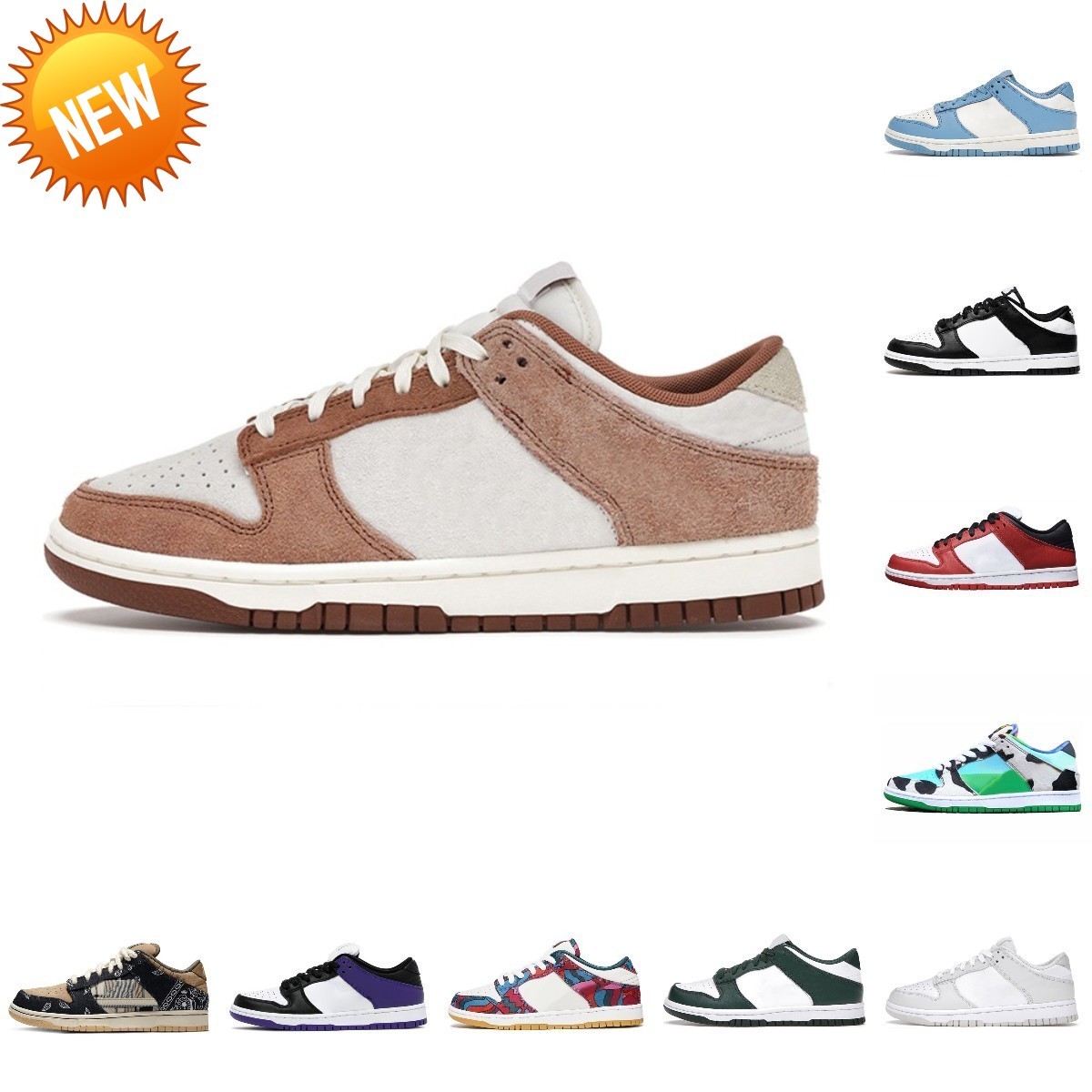 

NEW Sandals High Quality Sail Running Sports Shoes Mens Women Club 58 Gulf Black White UNC Photon Dust TS Team Green Sean Cliver Parra Laser Blue, Y0011