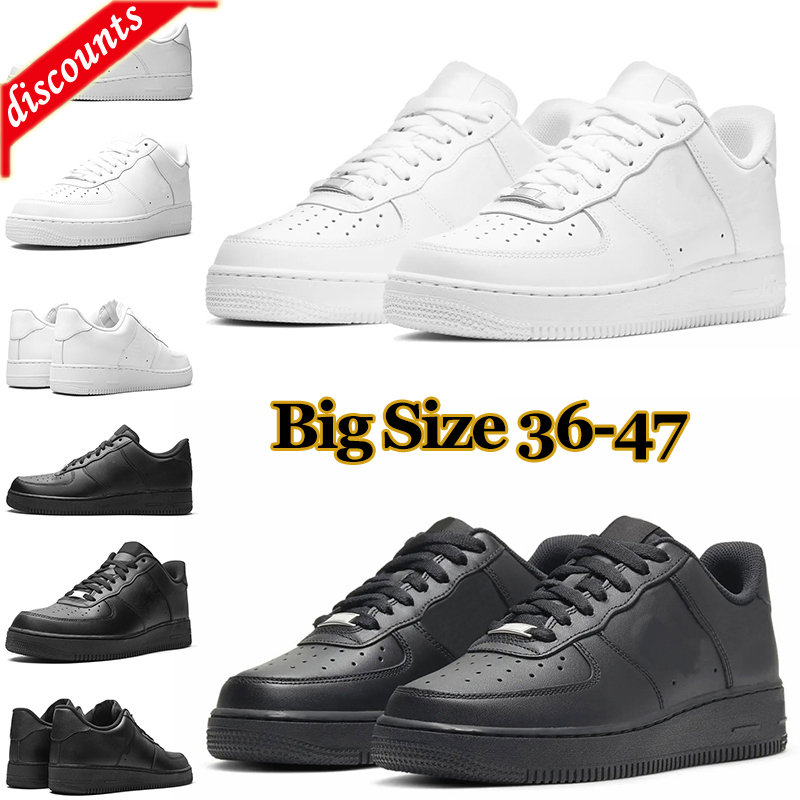 

Size Sandals Big 36-47 men women casual shoes 1 classic triple white black mens trainers Outdoor Sports Sneakers Walking Jogging Platform
