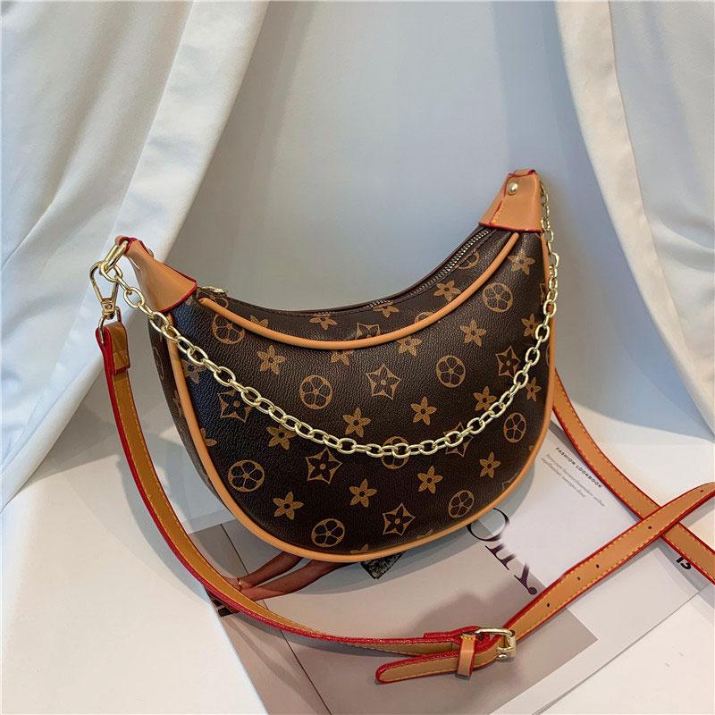 

6 Colors Size 23x7x13cm luxury Shoulder Bag designers Handbags Purses Bag Brown flower Women Tote Brand Letter Leather Shoulder Bags crossbody bag Brown plaid 7284