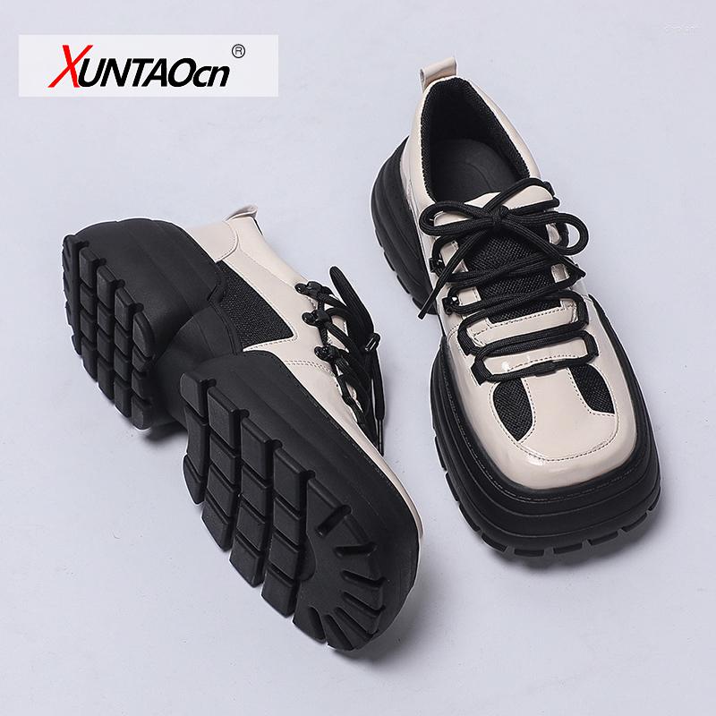 

Dress Shoes Women Chunky Sneakers Hidden Heels Height Increasing Ladies Wedge High Top Autumn Platform ShoesDress, Beige