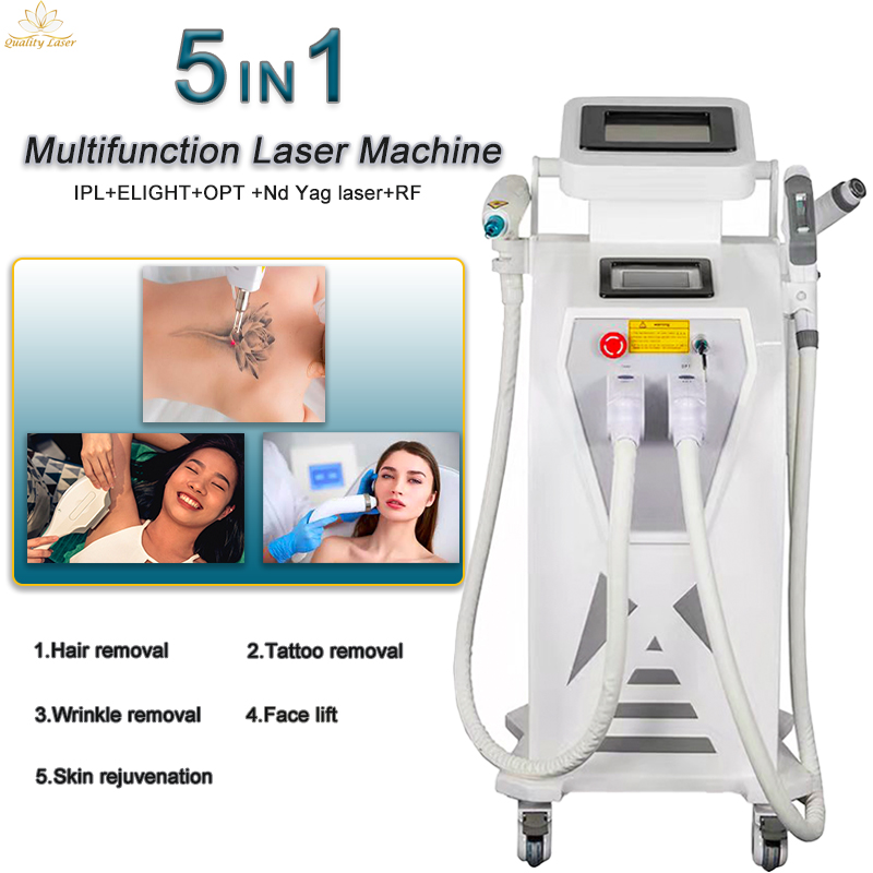 

Ipl laser Ance Therapy Elight Pigmentation Treatment opt lasers Nd Yag Freckle Removal RF Skin Tightening Resurfacing Machine