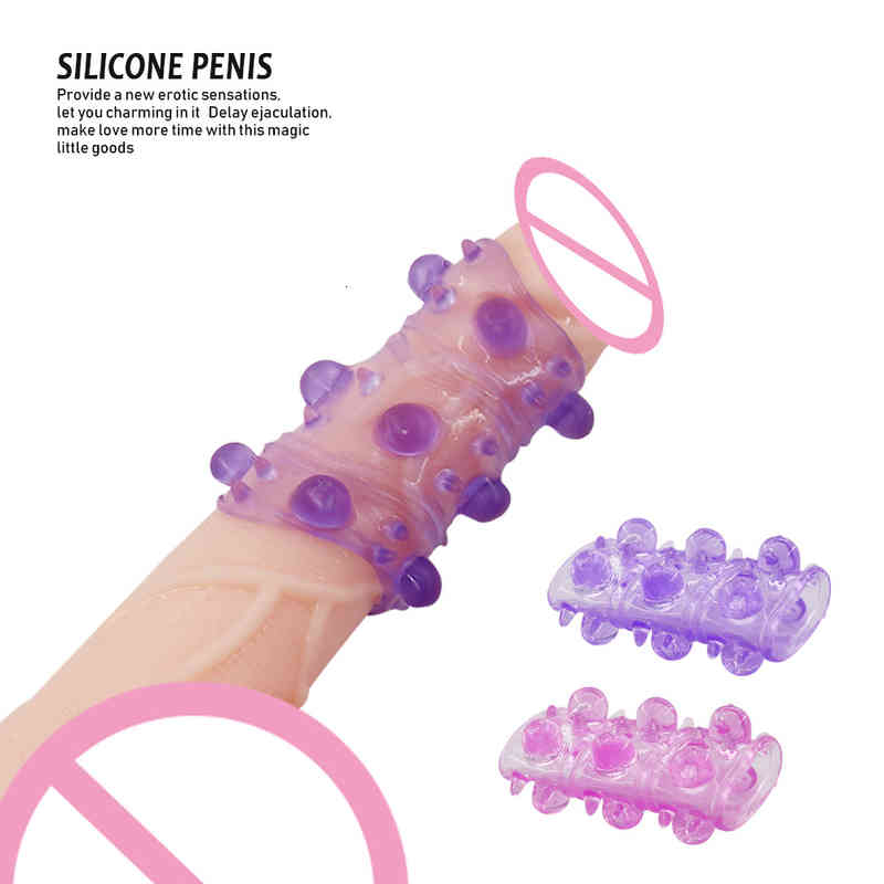 Massager Vibrator Cock Rings Barbed Large Particle Erection Enlargement Sex Toys-image-794885829