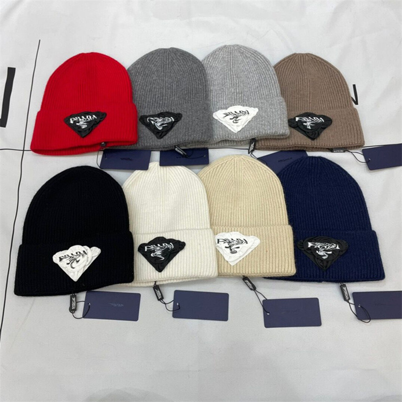 

New Designer Winter Beanie Men And Women Fashion Design Knitted Caps Autumn Wool Hat Letter Jacquard Unisex Warm Skull Cap
