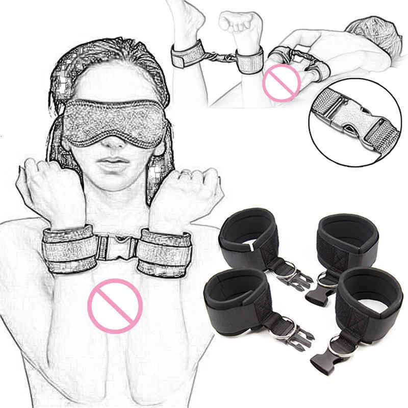 Massager Vibrator Penis Cock Slave Bdsm Bondage Set Flirting Handcuffs Ankle Nec-image-794910350