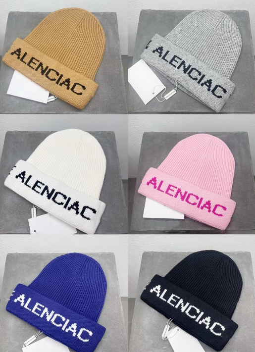 

Beanie European and American Retro Style Thick Needle Wool Knitted Hat Men's and Women's Fashion Autumn and Winter Woolen Hats, As pic