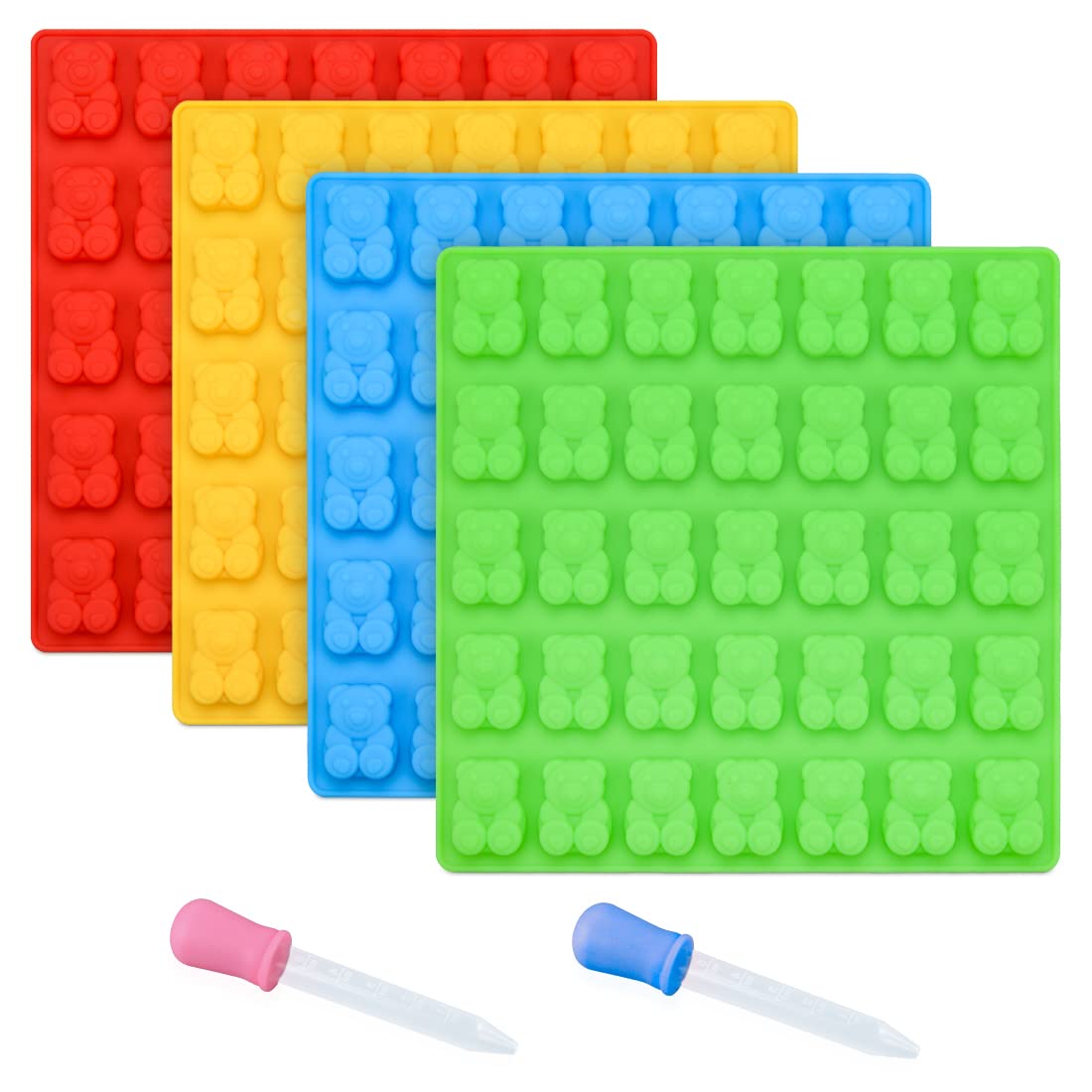 

Baking Moulds Gummy Bear Molds Candy Large 1 Inch Chocolate Sile LFGB Pinch Test Appd Best Food Grade amOlq