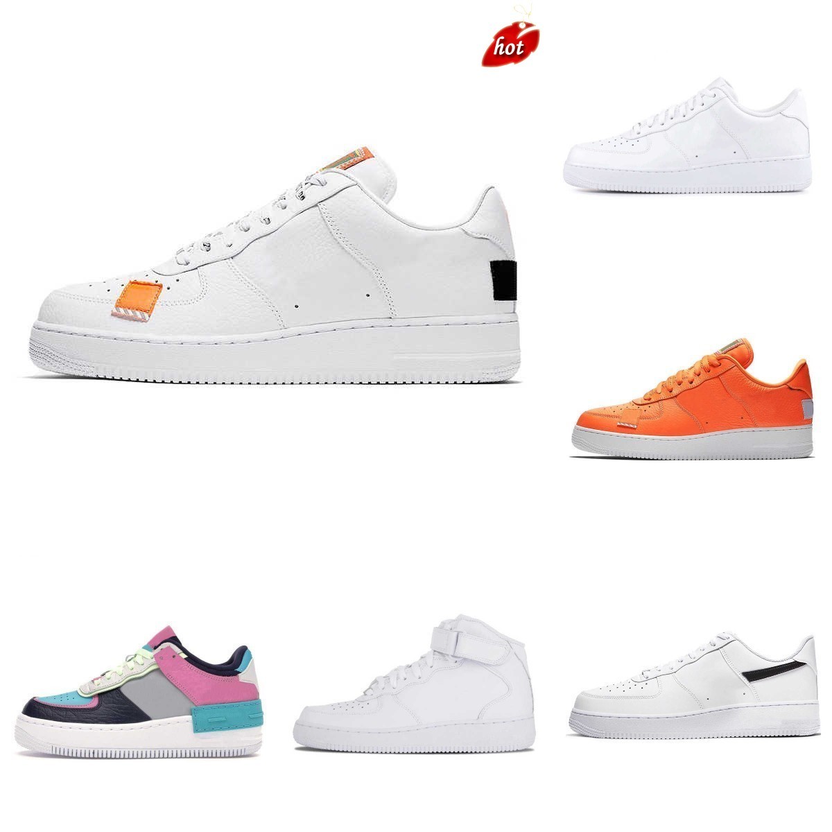 

Sandals High Quality Mens Sports Shoes OG Classic Forces Triple White Low Shadow Just Utility Black Wheat Airs Pistachio Sail Frost Pale Ivory, L0028women