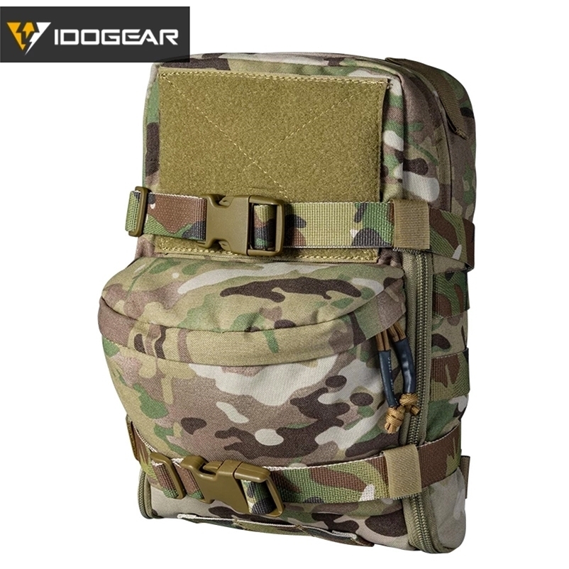 

Outdoor Bags IDOGEAR Mini Hydration bag Hydration Backpack Assault Molle Pouch Tactical Mili a220826, Ranger green