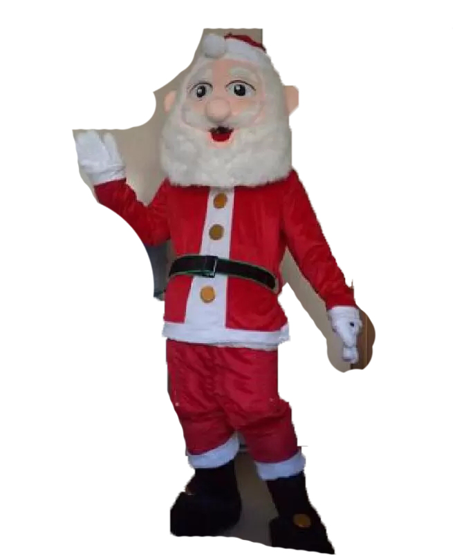 

2022 Profession made Santa Claus Mascot Costume Cartoon Apparel Christmas Halloween Birthday, Customize