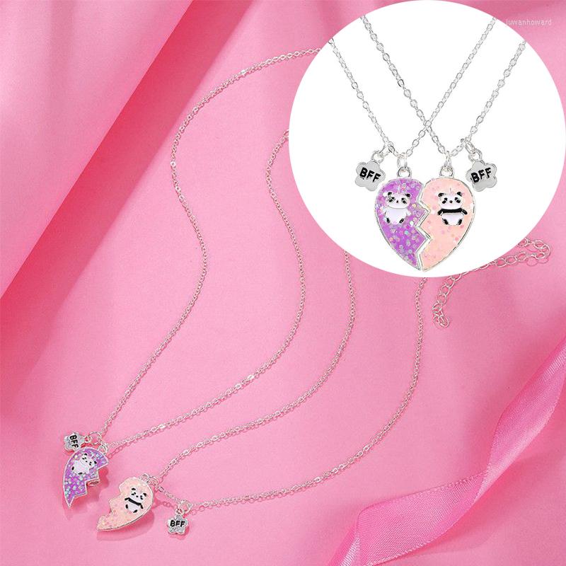 

Pendant Necklaces Couples Chain Friends For Girl Friendship GiftsPendant