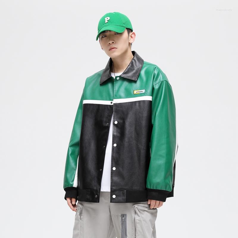 

Men's Jackets 2022 Autumn Men's Jacket Racing Print Slim Baseball Uniform Clothing Coats Fashion Air Pilot Overcoat, Blue