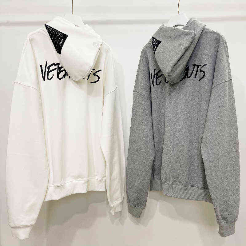 

Men's Hoodies Sweatshirts Sweatshirt Letter Print Black Patch Embroidery Men Women 1 1 High Quality VTM Casual Pullover Hoodie T220825, Lvzhou-white