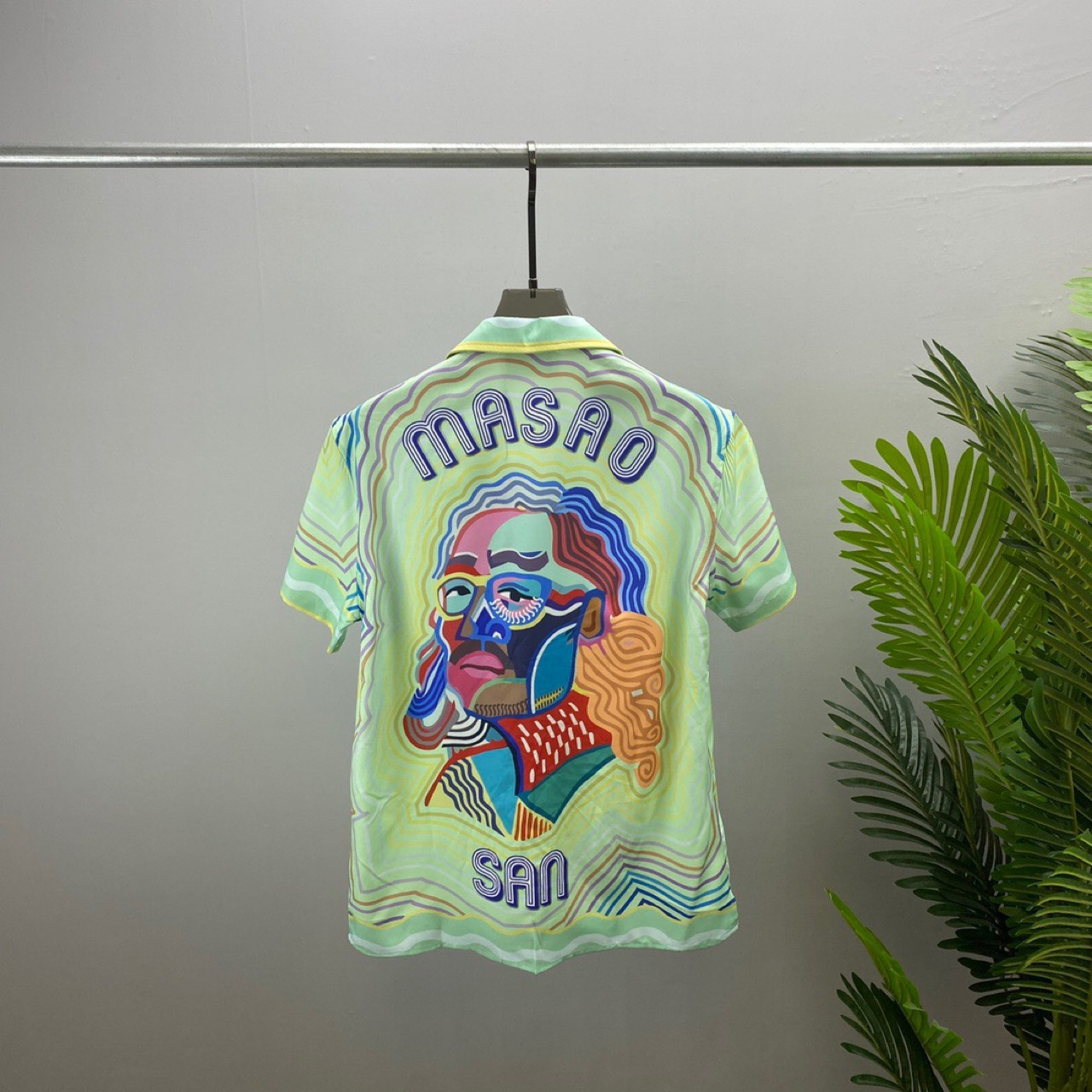 

Casablanc-ss Mens designer luxury dress Shirts silk Shirt Luxury Clothes Short Sleeve letter clowers print Casual Summer collar womens mix colors Size M-3XL, 12