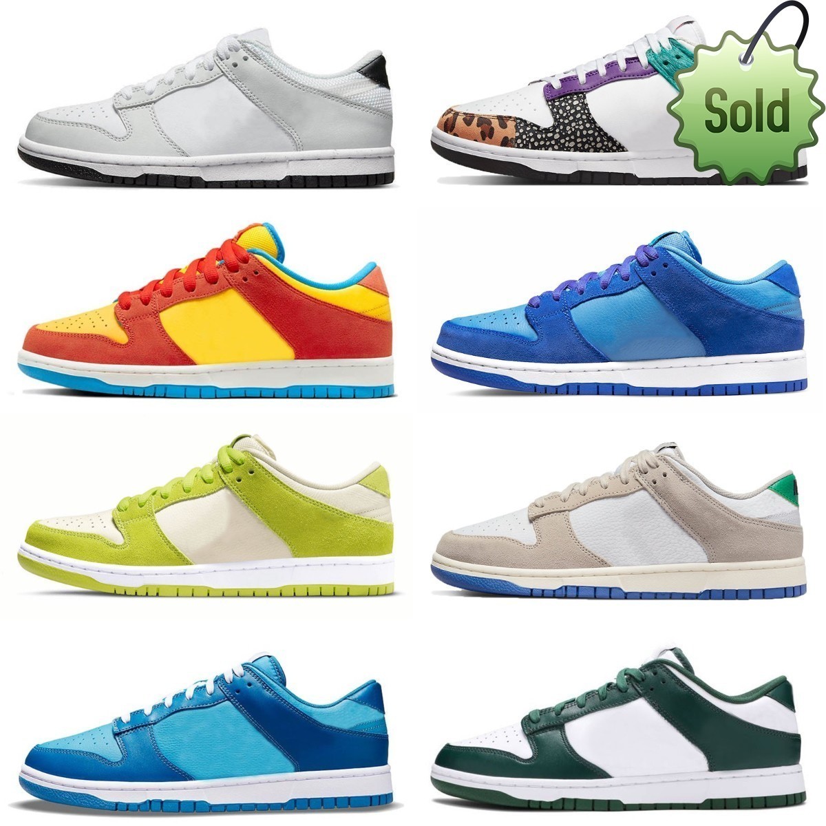 

Summer Sandals Designers SB casual Sports Shoes Animal DuNkES Paisley UNC Blue Photon Dust Women Men Trainers Union Low Bart Simpson Green Barber Shop Sun, Sent with shoebox