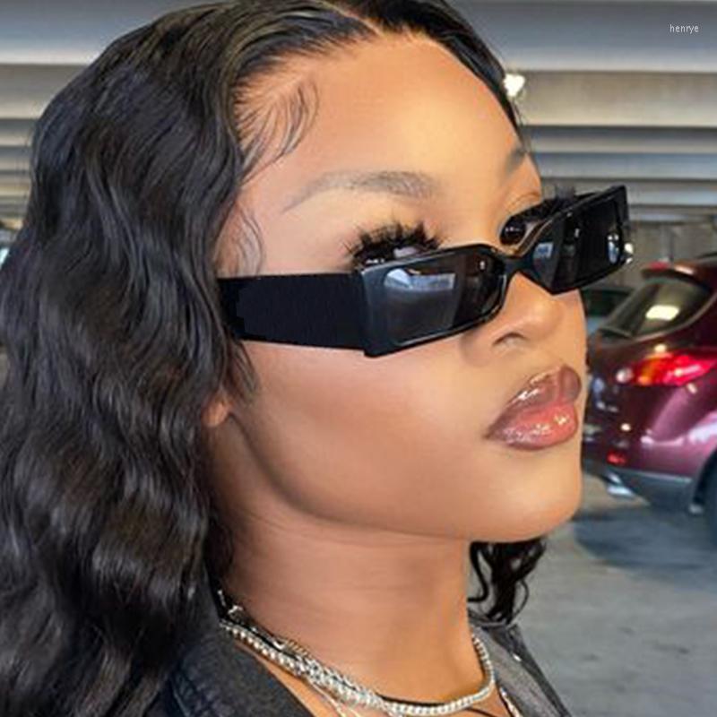 

Sunglasses Design Rectangular Women Men Vintage Small Square Glasses Hip Hop Party Decoration Oculos