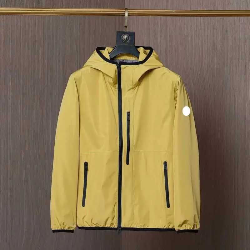 Designer Mens Monclair Jackets Fashion Brand Hooded Thin Men's Coat Luxury Embroidered Badges Coats 001-image-794867628