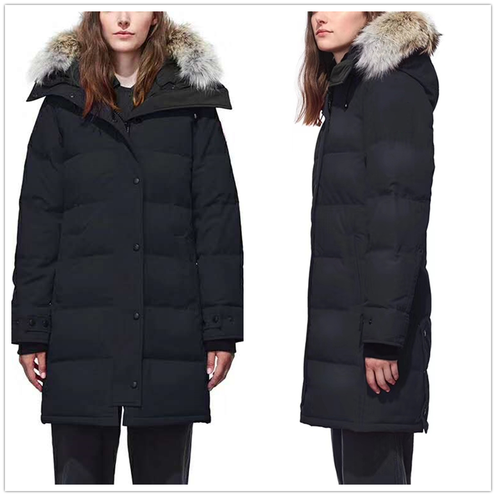 

Womens Winter outdoor leisure sports down jackets white duck windproof parker long leather collar cap warm real wolf fur stylish classic adventure coat women parkas, Photo style and color