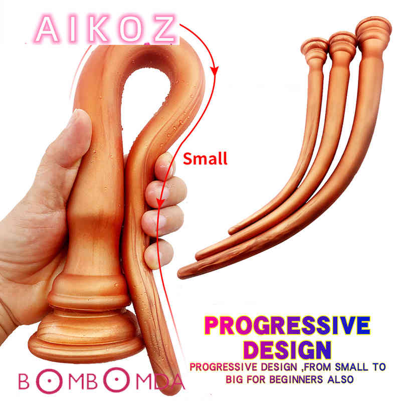 Massager Vibrator Toys Penis Cock Super Long Vagina Anus Expansion Butt Plug Female Mastur-image-794885470
