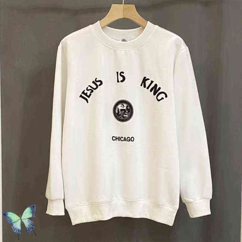 

Men's Hoodies Sweatshirts Jesus Is King Men Women High Quality Pullover Sweatshirts T220825, 10