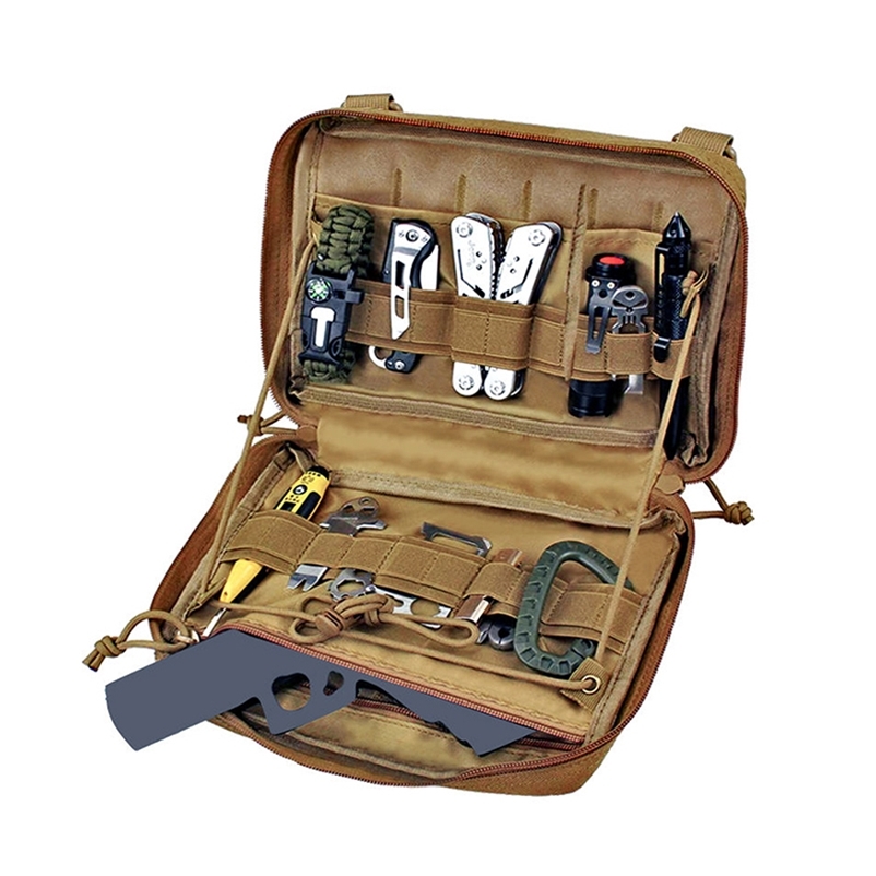 

Outdoor Bags Tactical Molle Pouch EDC Military Outdoor Emergency Bag Accessorie Hunt 220811, Black