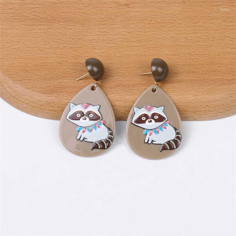 

Dangle Earrings Cute Digital Printing Acrylic Drop For Women 2022 Arrival Animal Earring Party Birthday Gifts JewelryDangle & Chandelier