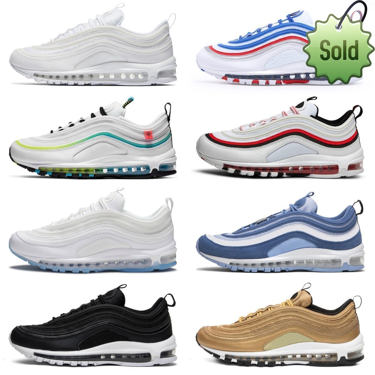 

Summer Sandals 2022 Classic 97 Sean Wotherspoon 97s Mens Casual Sports Shoes Vapores Triple White Black Golf NRG Lucky And Good MSCHF X INRI Jesus, #10 red leopard