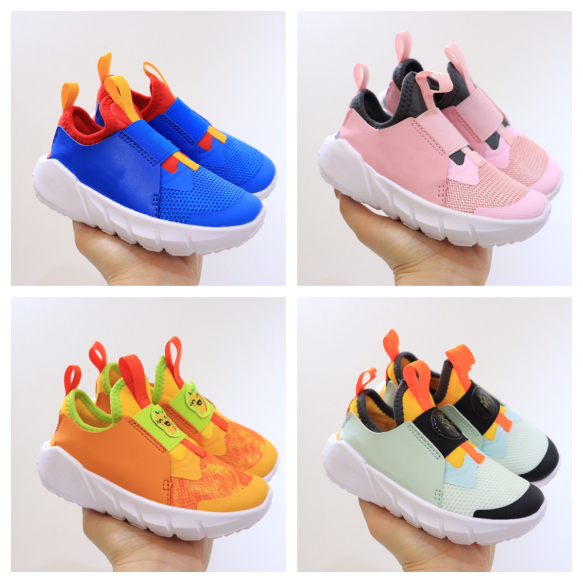 

Kids Slip on Running Shoes Infant FLEX RUNNER sneakers Boys Girls Childen Mesh sports trainers Athletic Sneaker Toddlers New Born Baby Trainers, 1295142