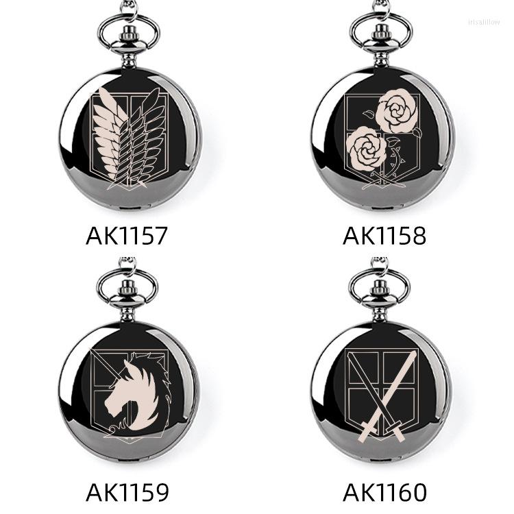 

Pocket Watches Casual Fashion Quartz Watch Cartoon Classic Anime Japanese Legion Series Unisex Fob WatchesPocket, Naruto jfc095