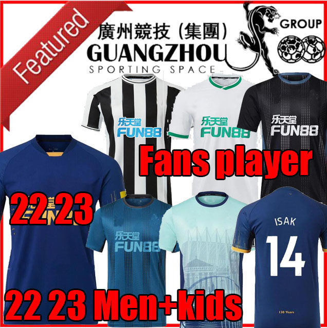 

BRUNO G. 22 23 Newcastle Soccer Jersey ISAK NUFC home JOELINTON 2022 2023 Limited edition 130th anniversary TRIPPIER Football Shirt MAXIMIN top Men Kids sets uniforms, Trainning black