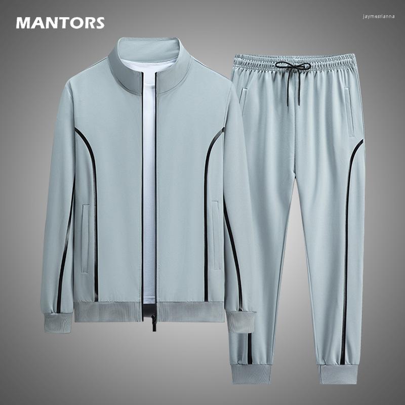 

Men's Tracksuits 2022 Men Set Sportswear Autumn Men's Tracksuit Two Piece Sets Casual Jackets Trousers Sweatsuit Mens Jogging Suit Plus, Nctz58lightgrey