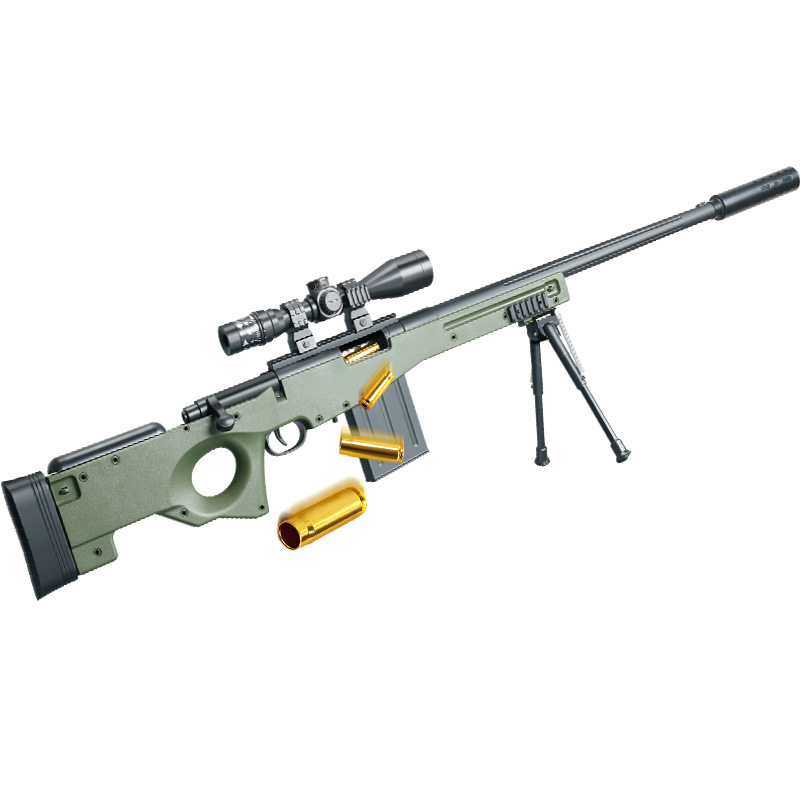 

Toy Gun 135cm AWM Sniper Soft Bullet Shell Ejection Manual Armas Pneumatic Gun For Adults Boys Shooting Games