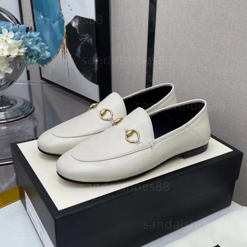 

Womens Designer Shoes Slip on Loafer Mules Flat Princetown Leather Slipper Comfort Soft Lambskin Black White Mule Sandals Slippers Loafers Casual Shoe, White slipper