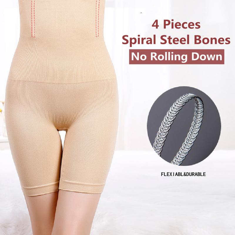

High Waist Body Shaper Butt lifter Underwear Slimming Shapewear Tummy Control Knickers Corset Pants, Beige
