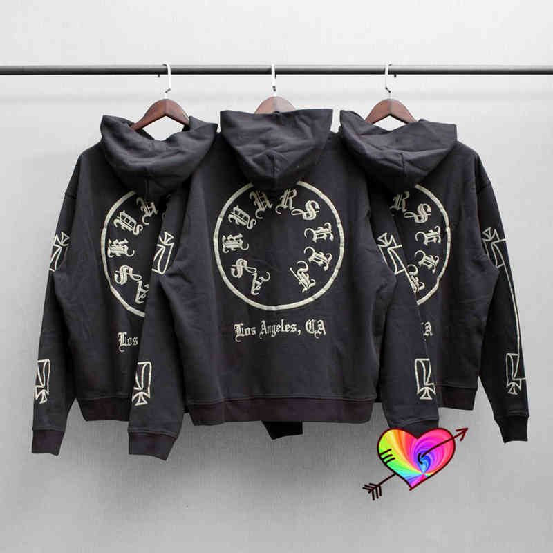 

Men's Hoodies Sweatshirts 2021FW ASKYURSELF Sanskrit Hoodie Men Women 3D PUFF PRINT ASKYURSELF Pullovers Oversize Los Angeles Sweatshirts HEAVY WEIGHT T220825, Gray