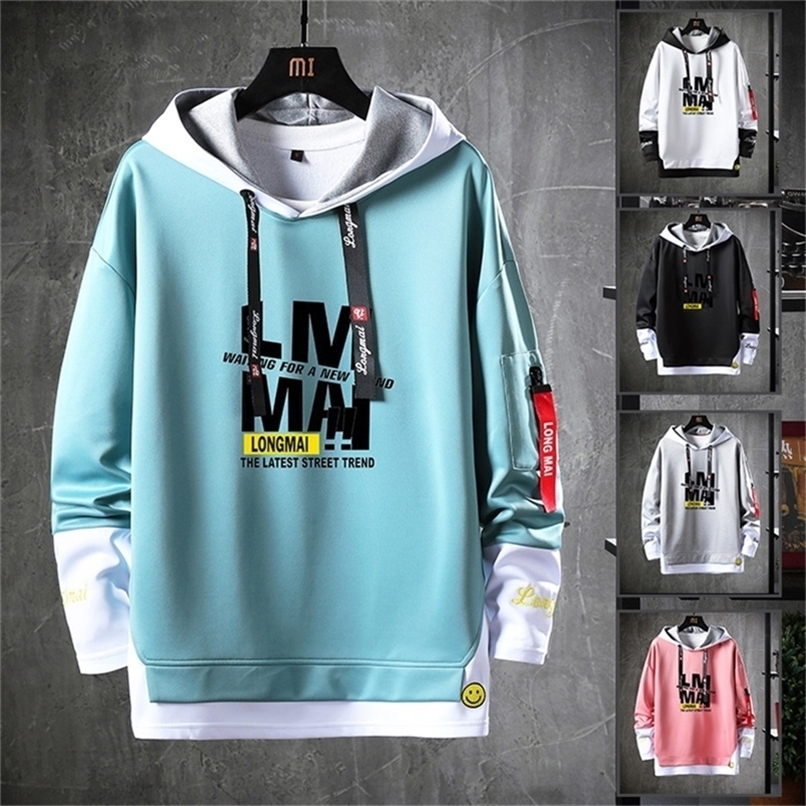 

Men's Hoodies Sweatshirts Harajuku Sweatshirts Men Japanese Style Hip Hop Casual Streetwear Letter Printed Pullover Male Dropped Shoulder Hoodies 220826, Pink