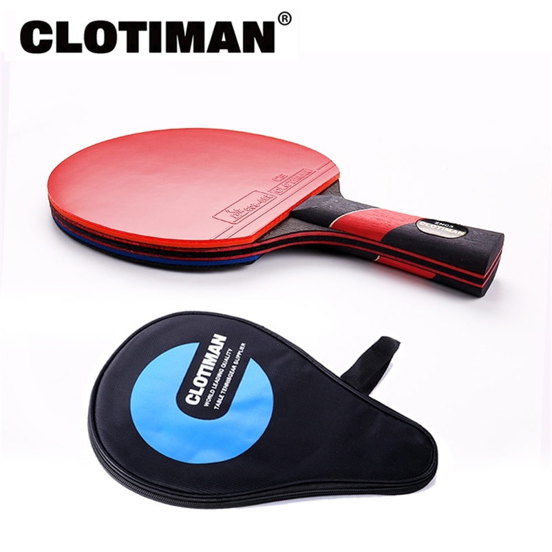 

Table Tennis Raquets High quality carbon bat table tennis racket with rubber pingpong paddle s 220811