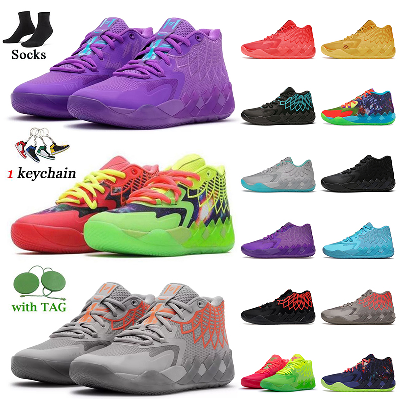 

Top Fashion LaMelo Ball MB.01 Basketball Shoes Mens Trainers Galaxy I Rick and Morty Rock Ridge Black Red Blast Be You Queen City Not From Here 1OF1 Designer Men Sneakers, B22 be you 40-46