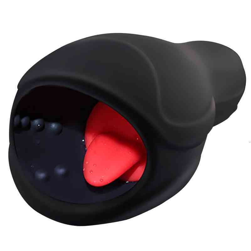 Sex toys Vibrator Massager Adult Toy Artificial Cunt Penis Delay Trainer Tongue Licking Automatic Oral Climax Ass Stimulator Toys Men-image-794860895