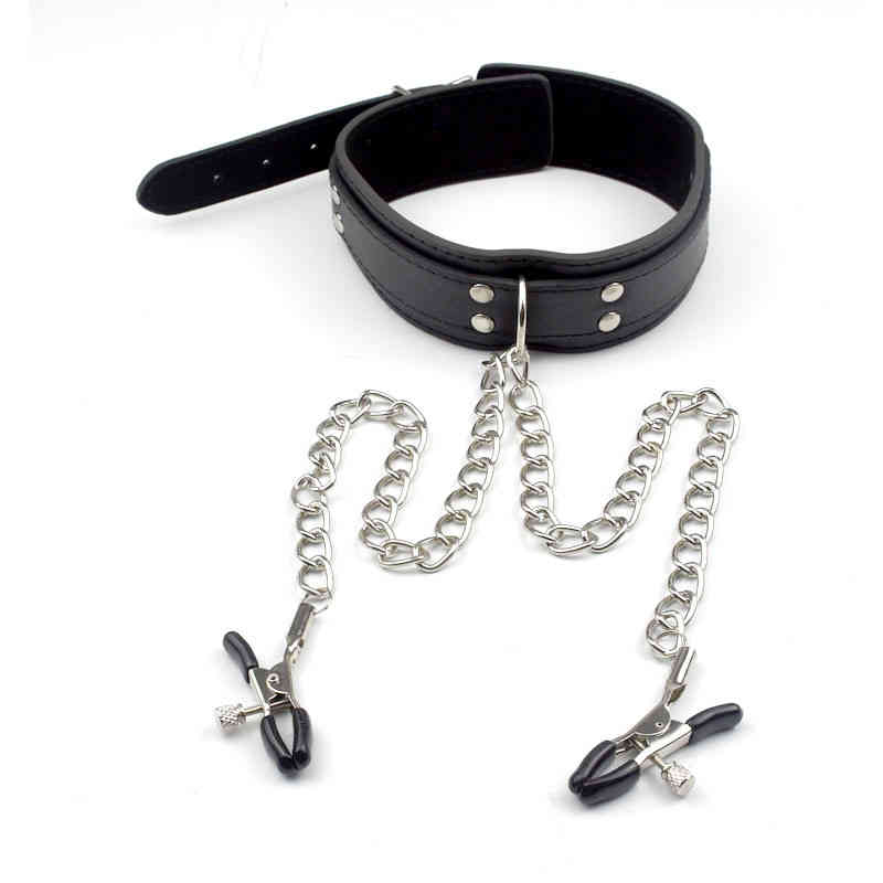 Massager Vibrator Toys Penis Cock Fetish Nipple Clamps Chain Breast Clip Female-image-794895694
