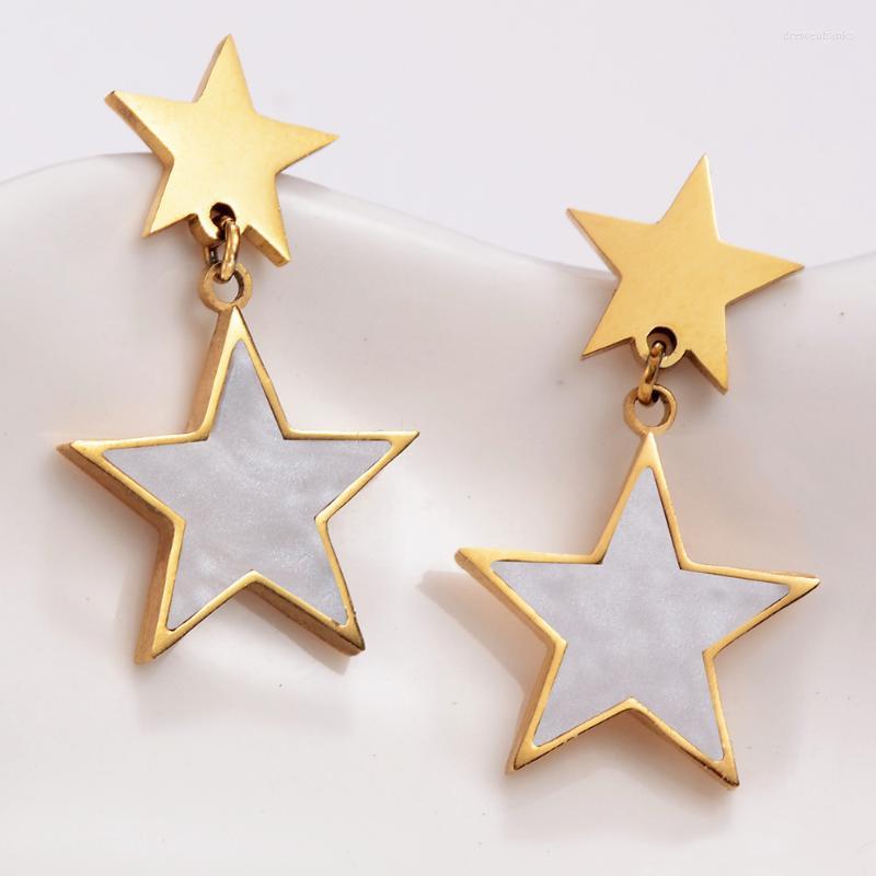 

Stud Small Star Earrings Stainless Steel Hypoallergenic Tiny Dangle Ear Jewelry Gift For Women Teen GirlsStud