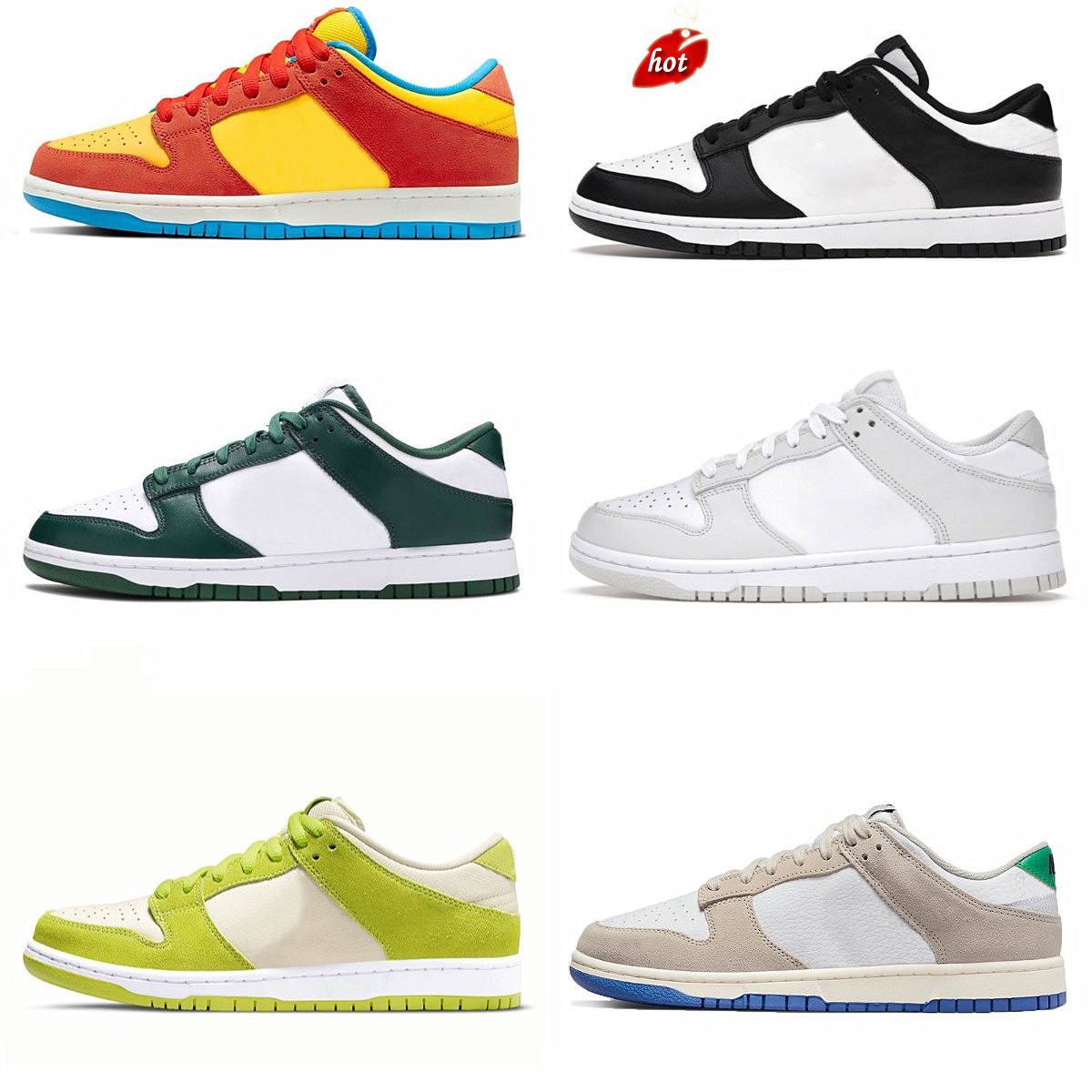 

Sandals Designers SB Casual Sports Shoes Animal DuNkS Paisley UNC Blue Raspberry Women Men Trainers Union Low Bart Simpson Team Green Barber Shop, 36-45