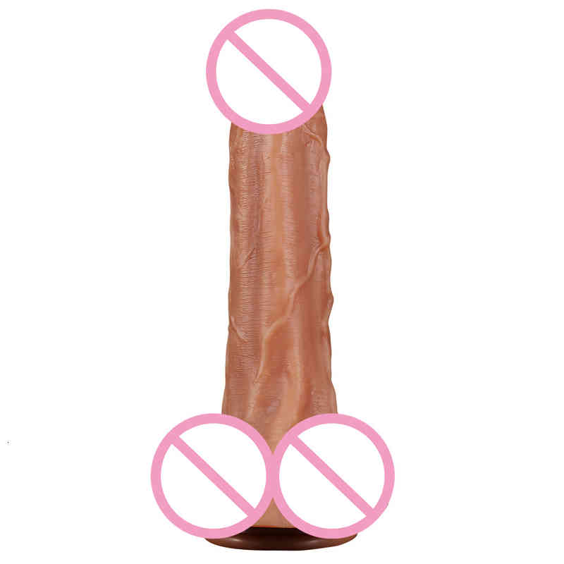 Clearance PromotionA Massager Vibrator Plug Toys Cock Soft Silicone Long Dildo Butt Realistic Fake Dick Penis-image-794908045