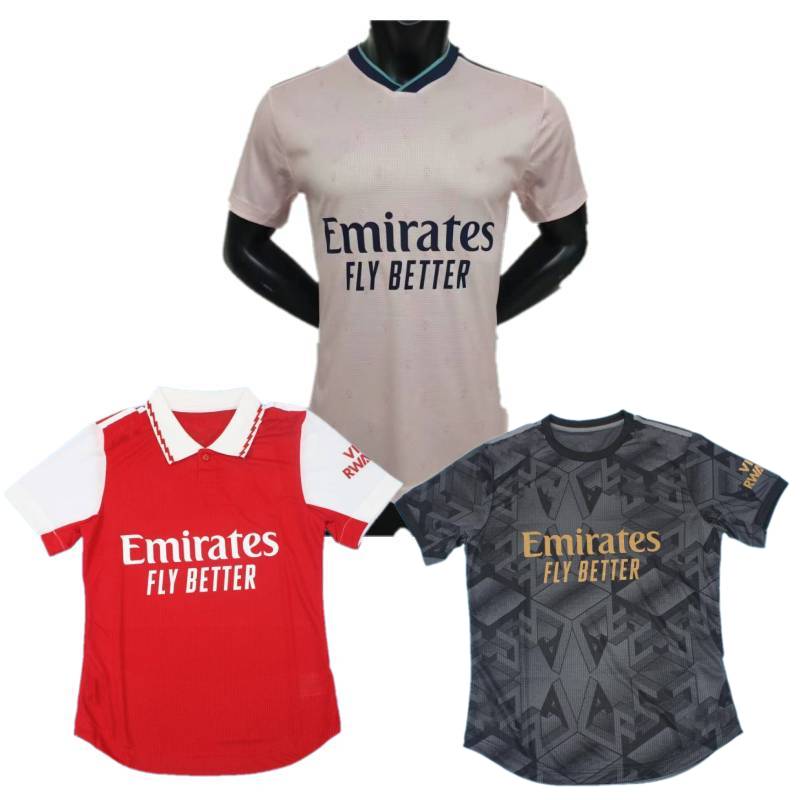 

Player version 22/23 Gunners Soccer jersey 2022 SAKA MARTINELLI G.JESUS SMITH ROWE shirts ODEGAARD NKETIAH THOMAS TIERNEY ARsen football uniform, Home
