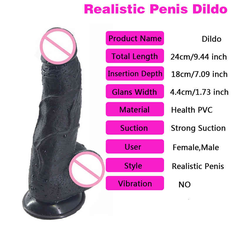 Massager Vibrator Cock Silicone Big Dildos Male Penis Realistic Glans Strapon Masturbation-image-794859046