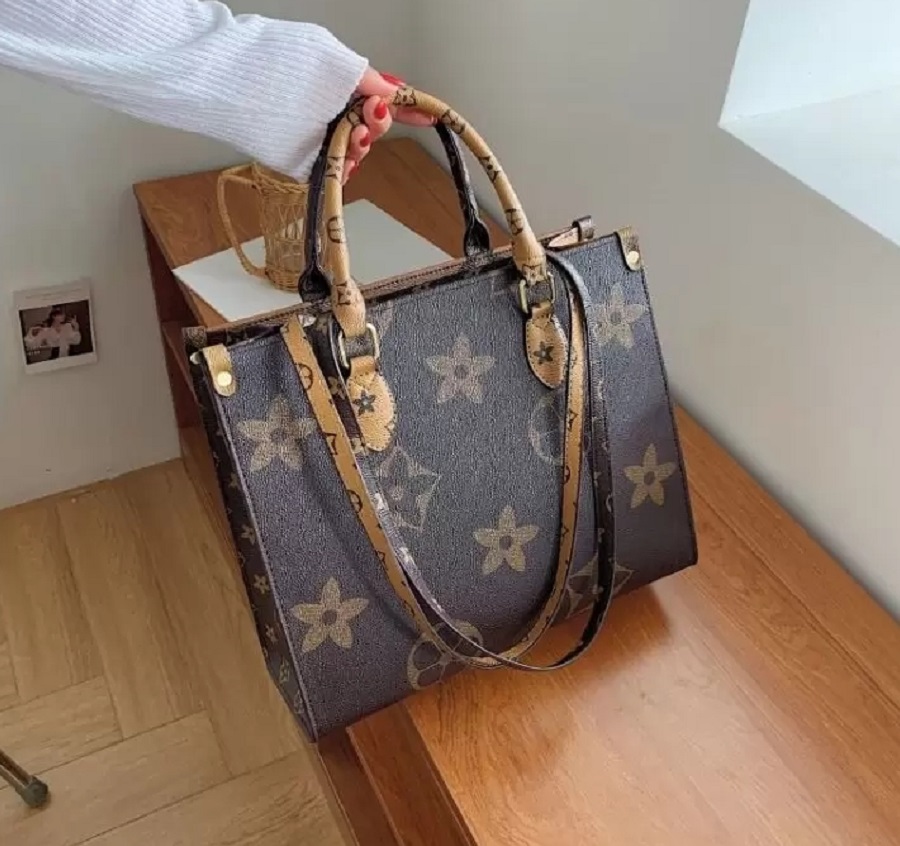 

Designer Bag Women Totes Bags Handbags Handbag Luxury Tote Bag 2023 vuitton Claic Lozenge Wallets Large Shopping Shoulder with Original Dustbag, Brown leopard