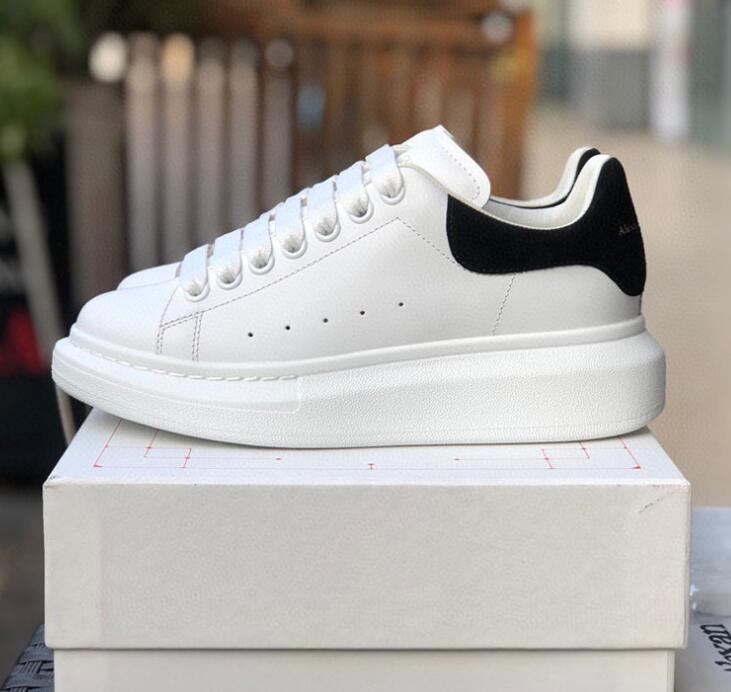 

Designer Woman shoe Leather Lace Up Men Fashion Platform Oversized Sneakers White Black mens womens Luxury velvet suede Casual Shoes Chaussures de Espadrilles 35-46, Colour16