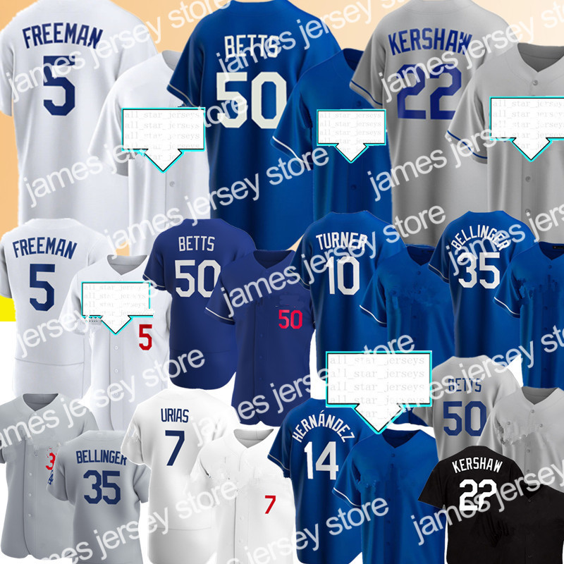 

Baseball Jerseys 50 Mookie Betts 5 Freddie Freeman Jersey Clayton Kershaw Cody Bellinger Jackie Robinson Baseball Jerseys Enrique Hernandez Justin Turner, Men +patch cool base m-xxxl