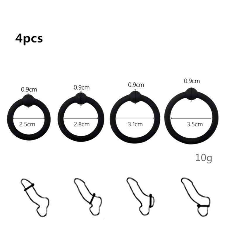 Clearance PromotionMassager s Vibrator Sex Ejaculation Toys Adjustable Delay Rope Scr Silicone Cock-image-795345365