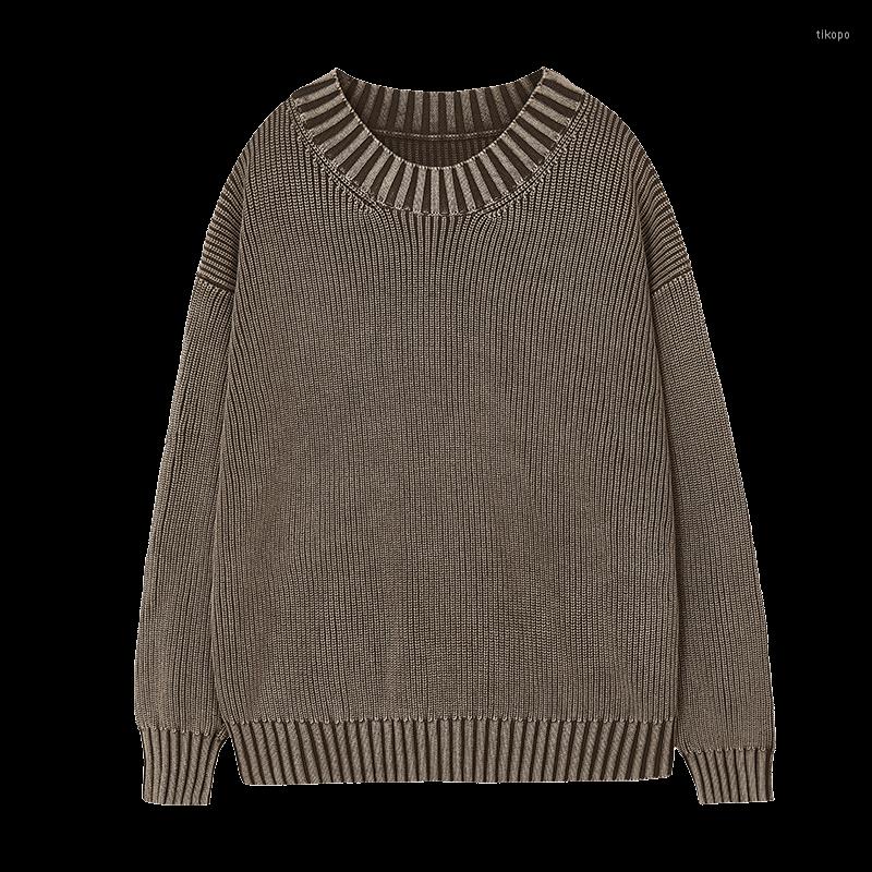 

Men's Sweaters 2022 Men's Autumn White Loose Sweater Casual, Black